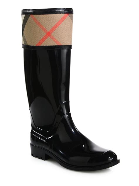 burberry rain boots for toddlers|Burberry crosshill check rain boots.